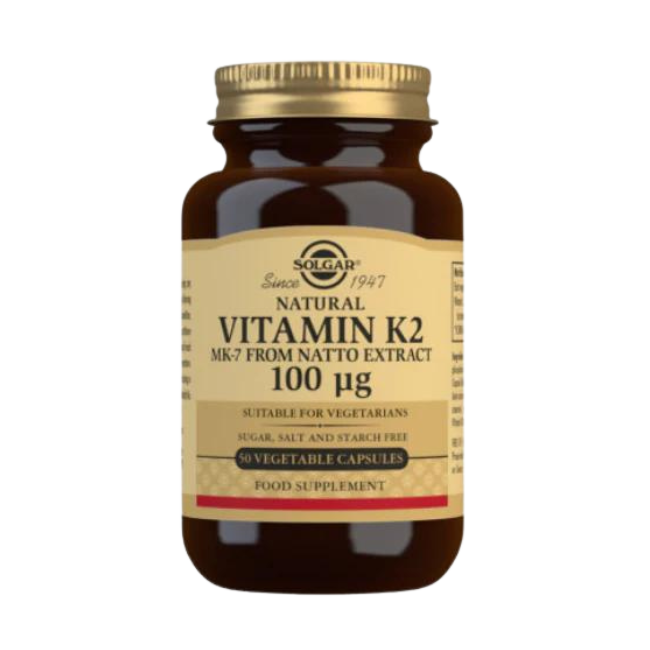 SOLGAR Vitamin K2 Veg Caps 50pk