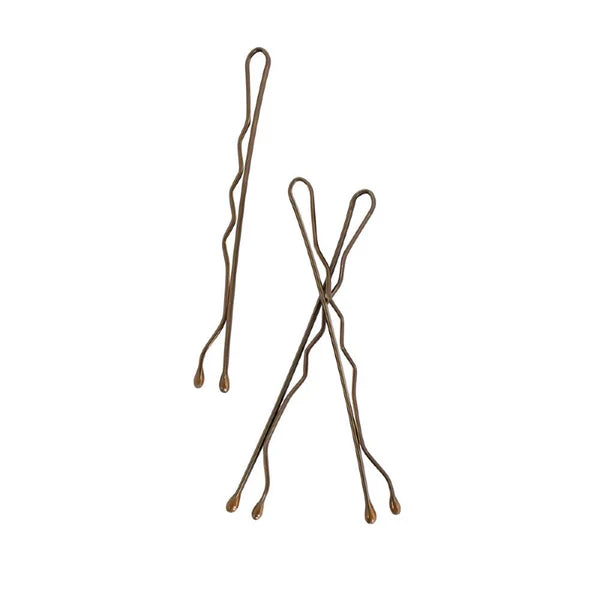 MAE 40-2600BR Bobby Pin 4.5cm Brown 80pk