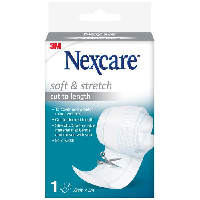 Nexcare Soft & Stretch 8cm 1M - cut to length