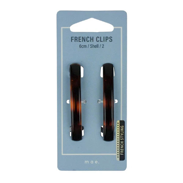MAE 40-2100S Fr. Clip 6cm Shell 2pk