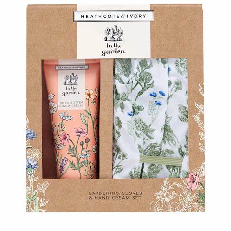 Heathcote & Ivory In The Garden Gloves & Hand Cr Set 100ml