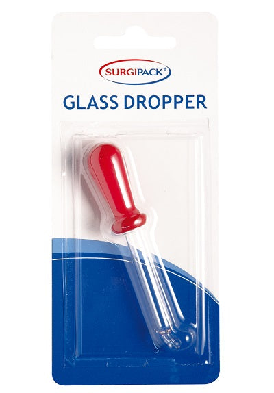 Surgi Pack Glass Eye Dropper Single