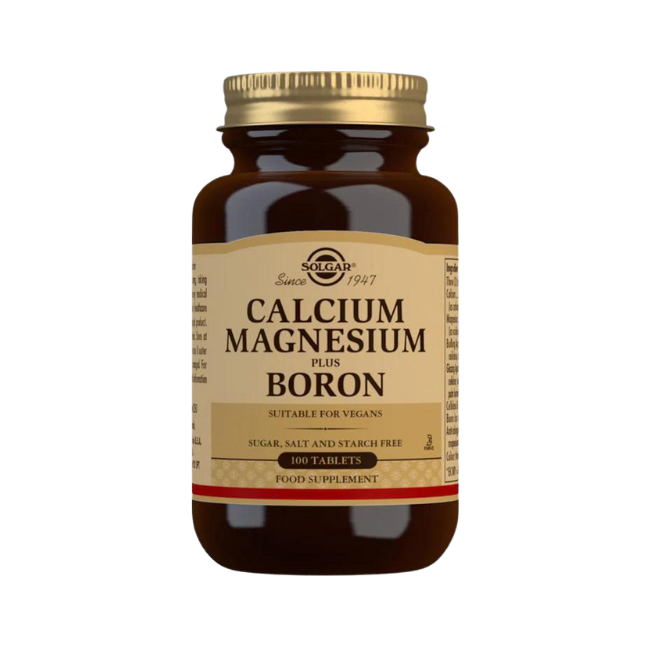 SOLGAR Calcium, Magnesium and Boron 100pk