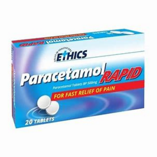 ETHICS Paracetamol 500mg 20 RS tab