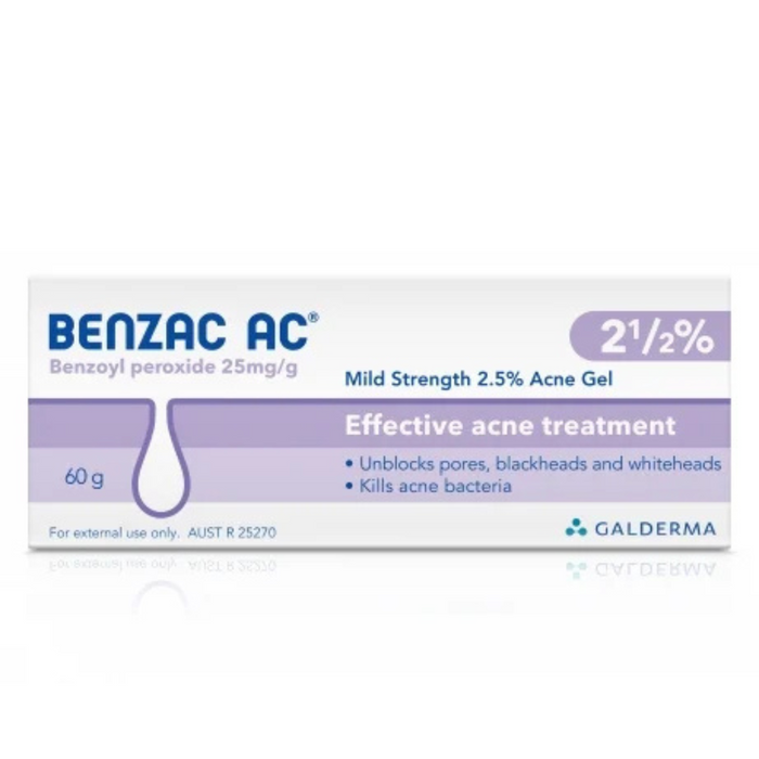 BENZAC AC Gel 2.5% 60g