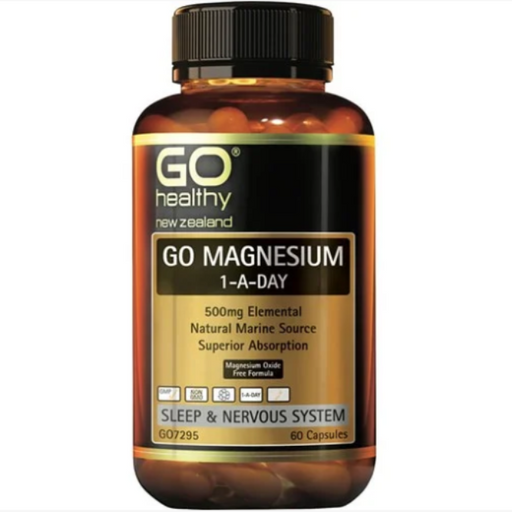 GO Healthy GO Magnesium 1-A-Day 500mg Capsules 60s