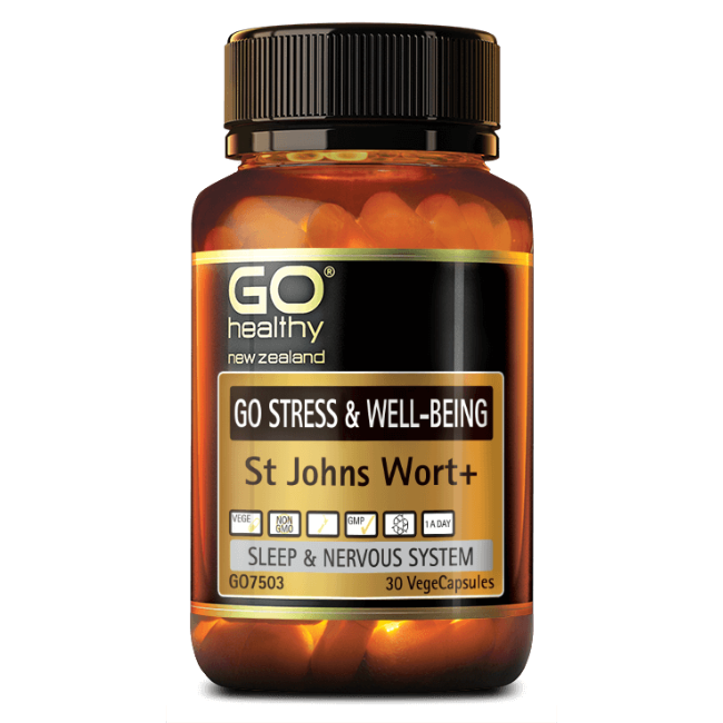 Go Healthy Go Stress & Wellbeing 30 vege capsules