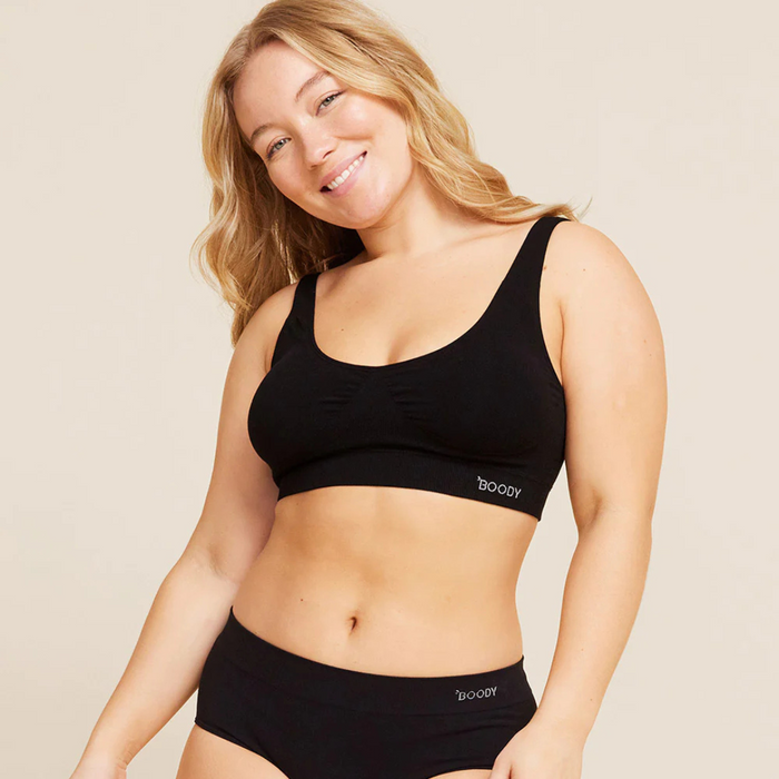 BOODY Padded Shaper Crop Bra Black L