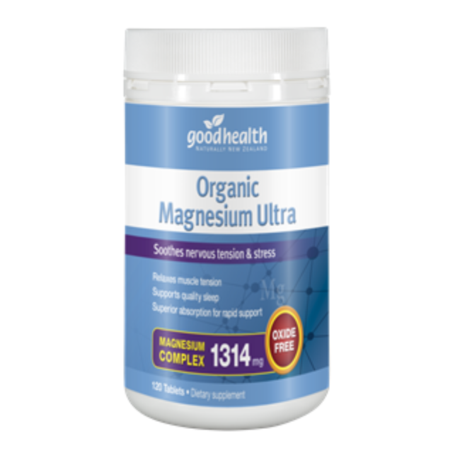 Good Health Magnesium Ultra Organic 120 tablets
