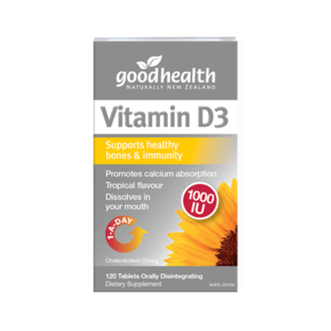 Good Health Vitamin D3 1000iu 60 tablets