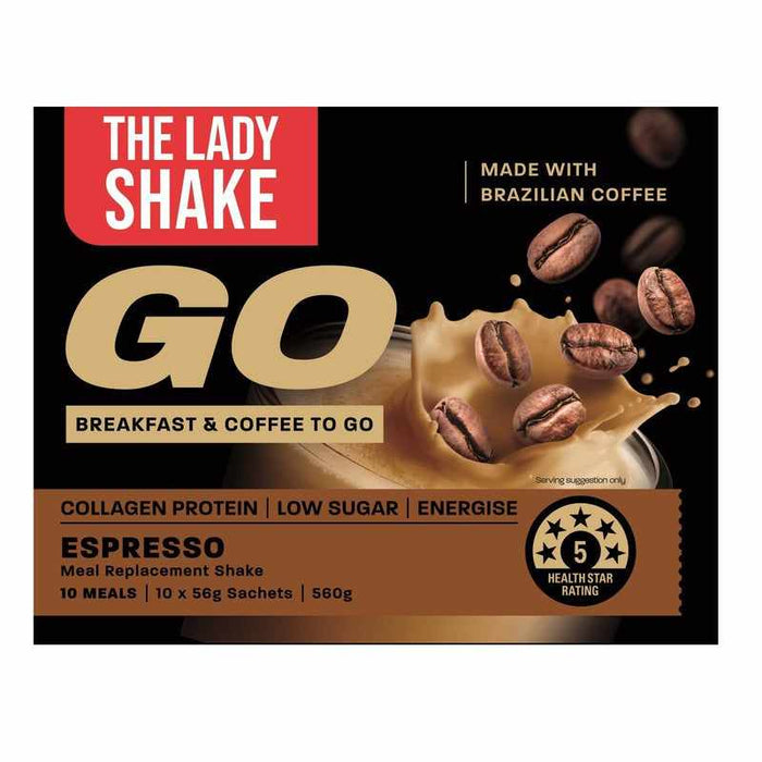 The Lady Shake Go - Espresso 10pk