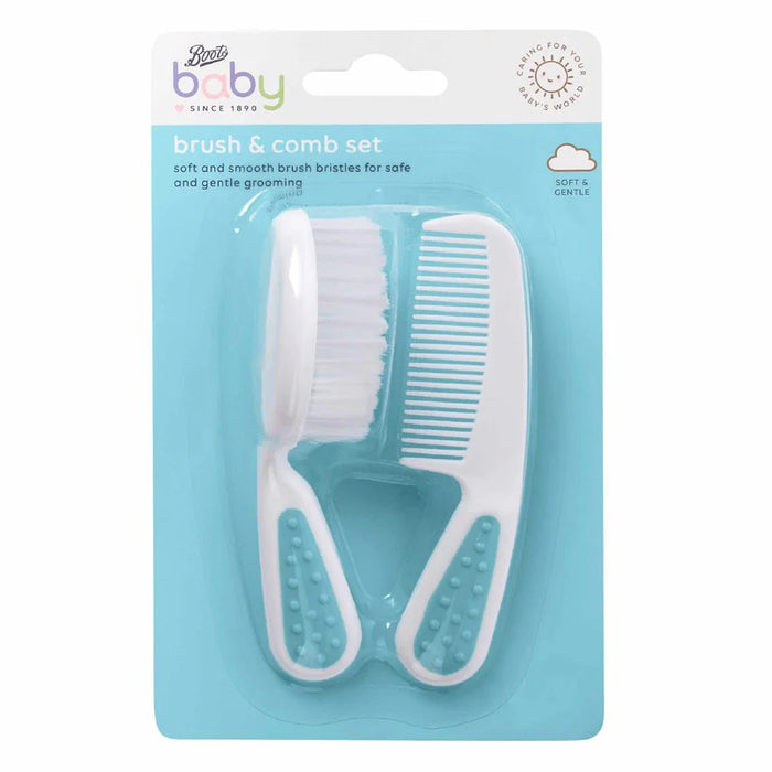 Boots Baby Hair Brush & Comb Set