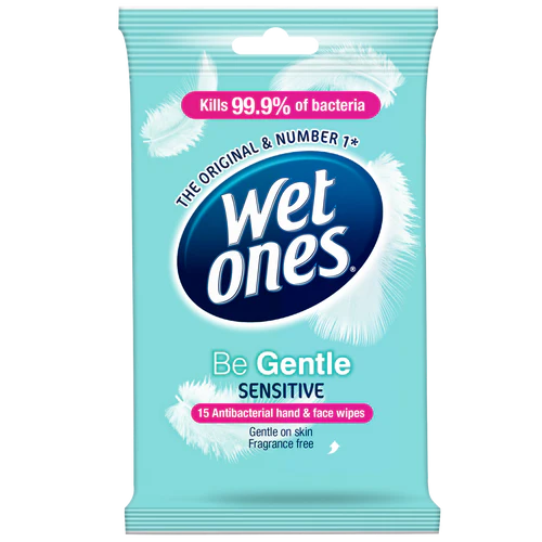 WET ONES Be Gentle Wipes 15pk