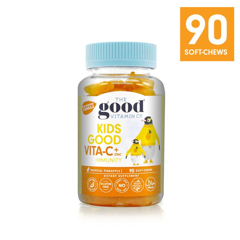 Kids Good Vita C Pineapple soft chews 60