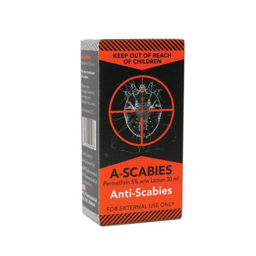 A-Scabies – Permethrin 5% Lotion 30ml